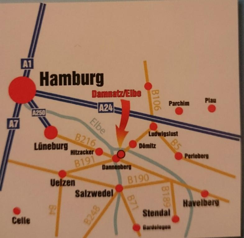 Hotel Steinhagen Damnatz Eksteriør billede